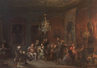 KS 090
<br/>
De muziekpartij
<br/>
<em>Bles, David Joseph (1821-1899)</em>